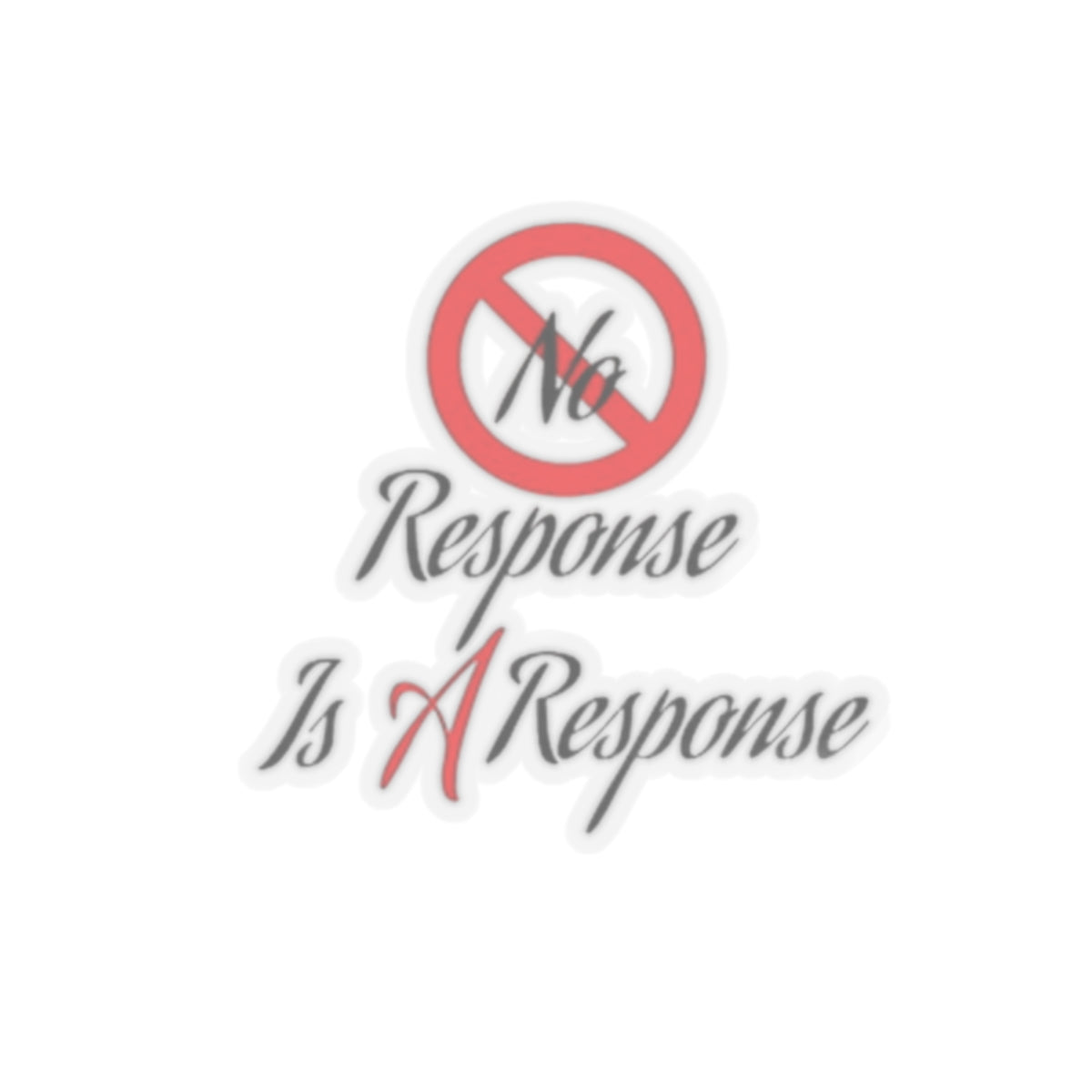 No Response Stickers