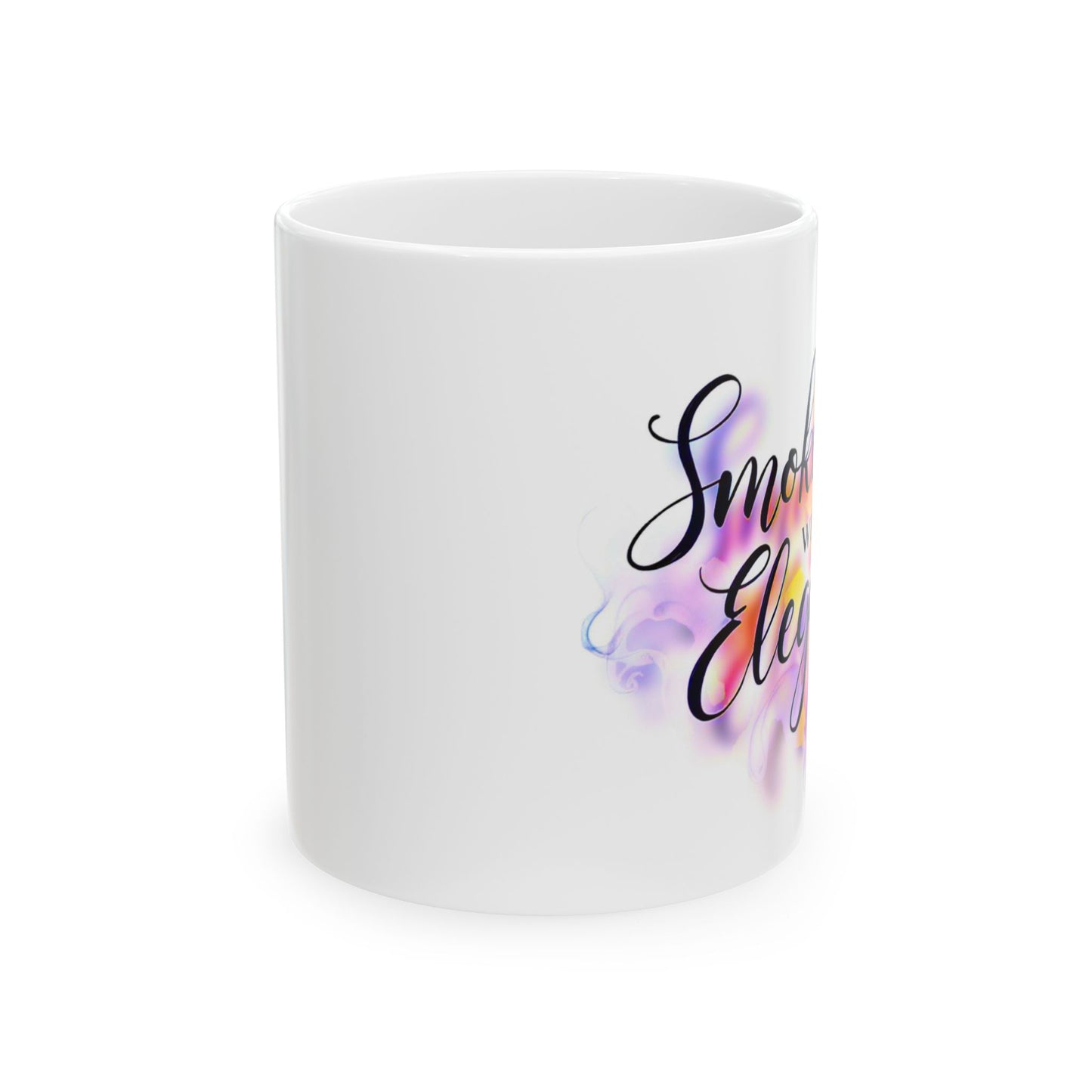 Smoke With Elegance Ceramic Coffee Mug