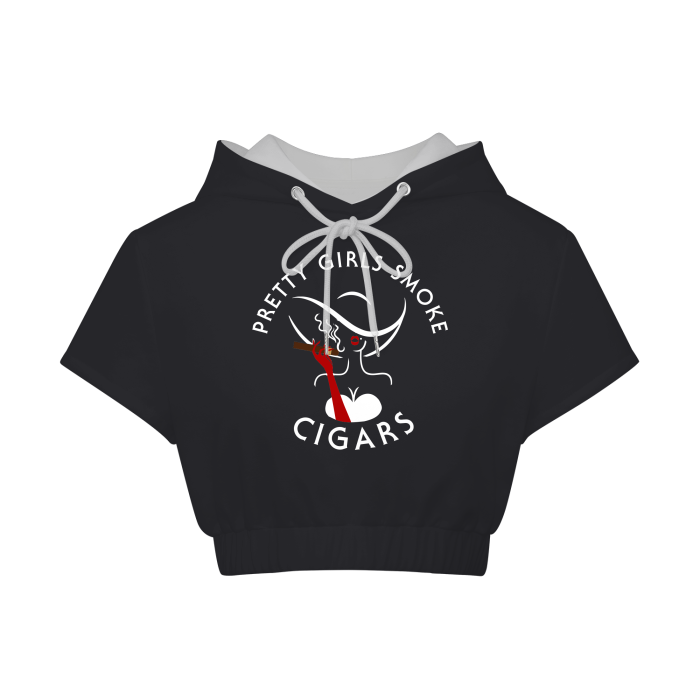 PGSC Crop Hooded Top