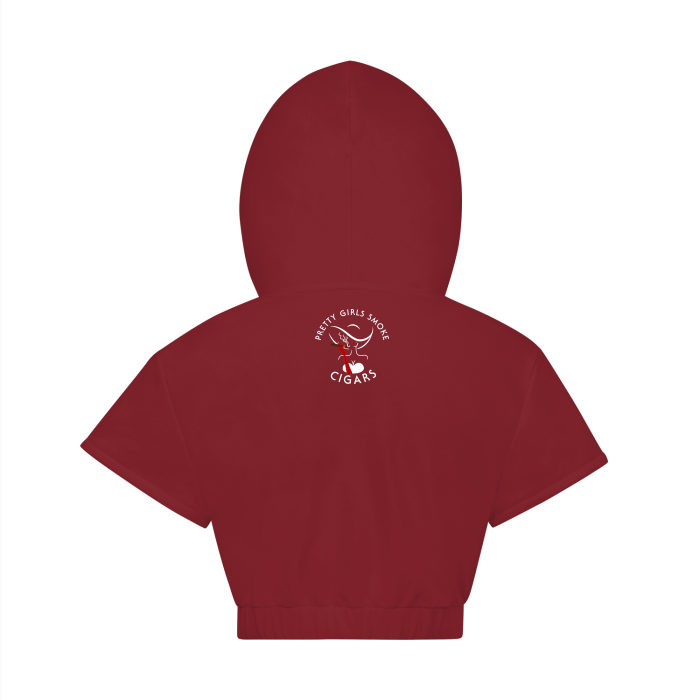 PGSC Crop Hooded Top