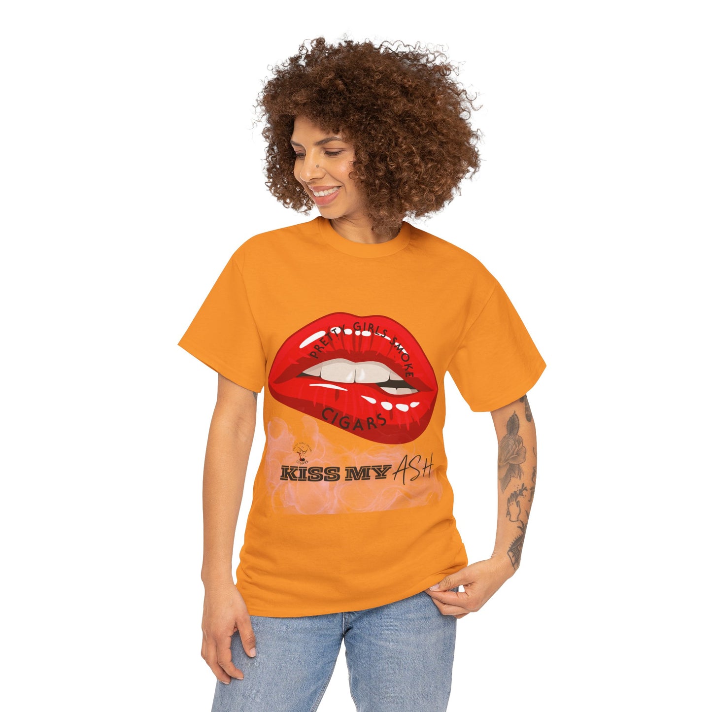 Kiss My Ash Unisex Heavy Cotton Tee