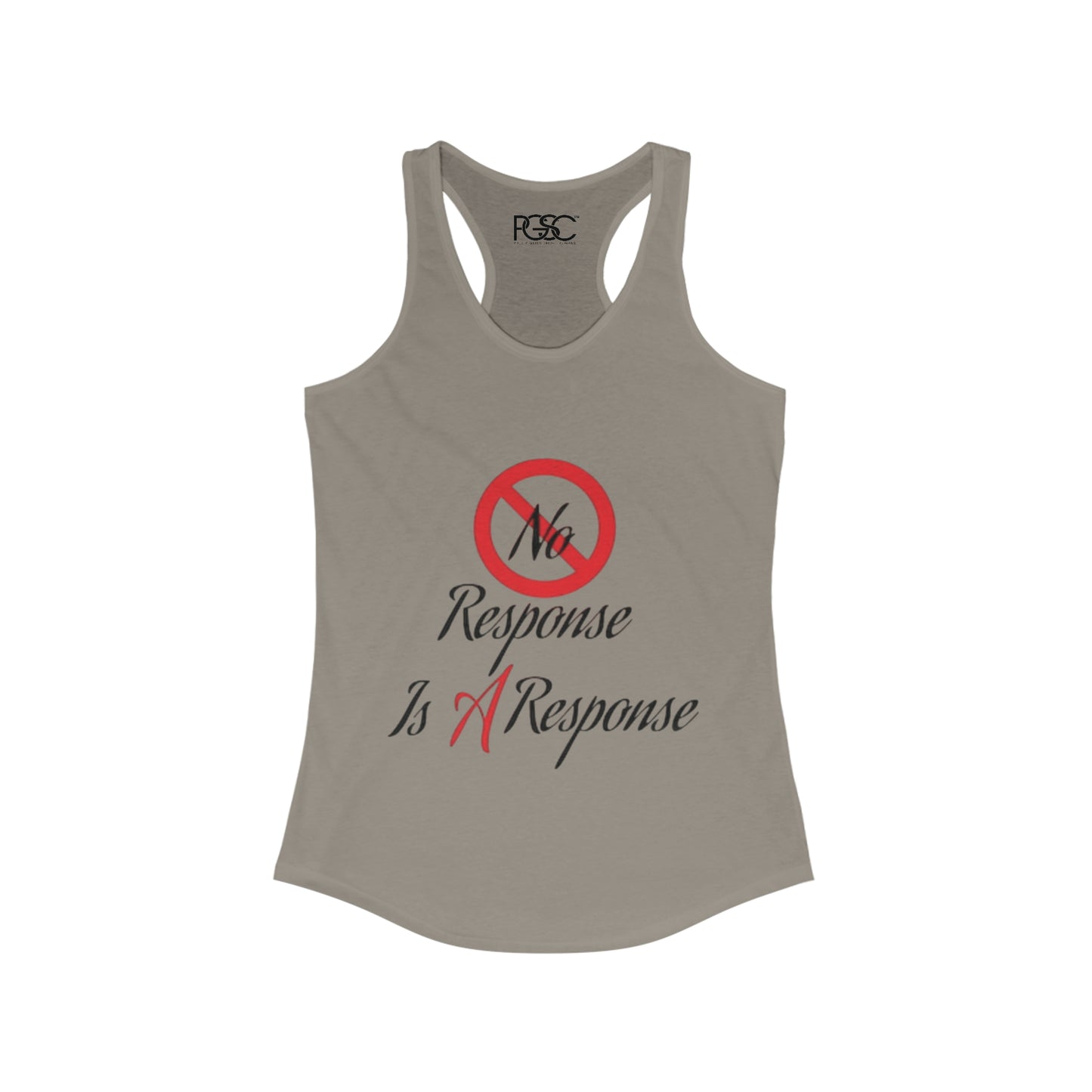 No Response Racerback Tank