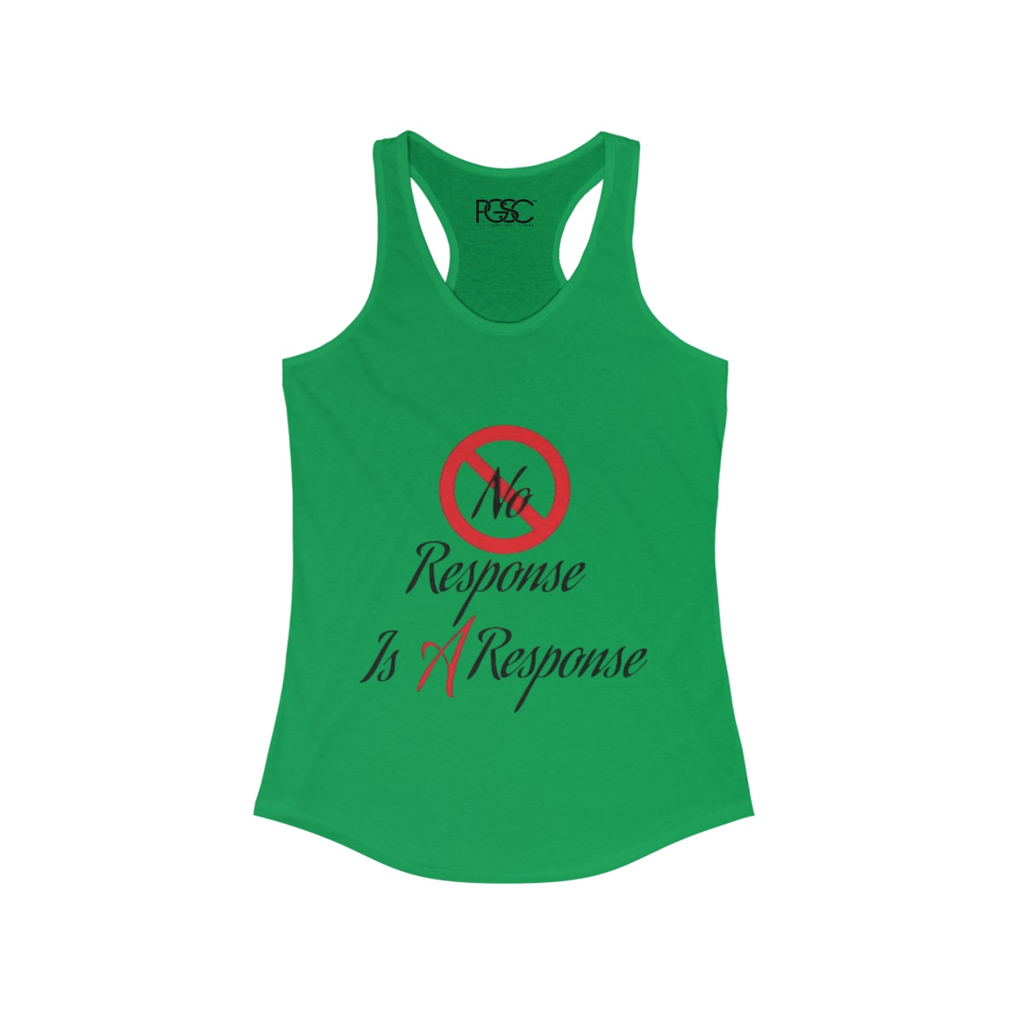 No Response Racerback Tank