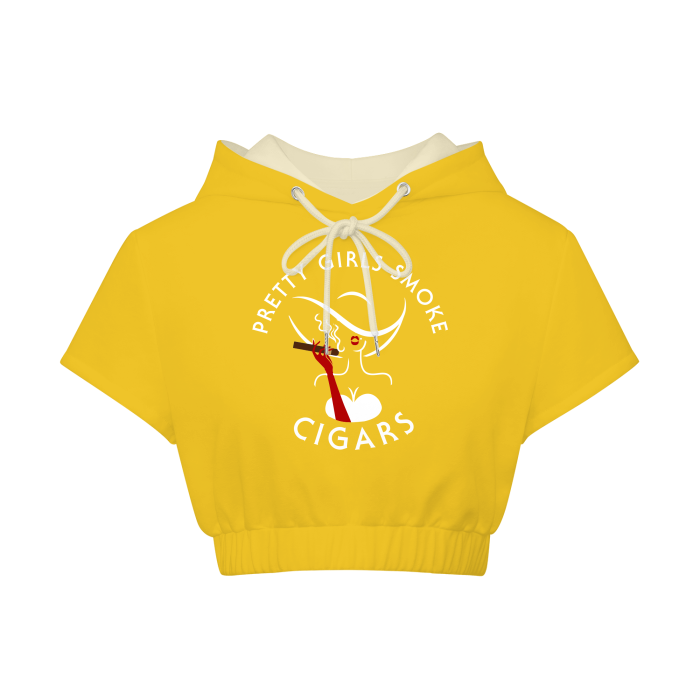 PGSC Crop Hooded Top