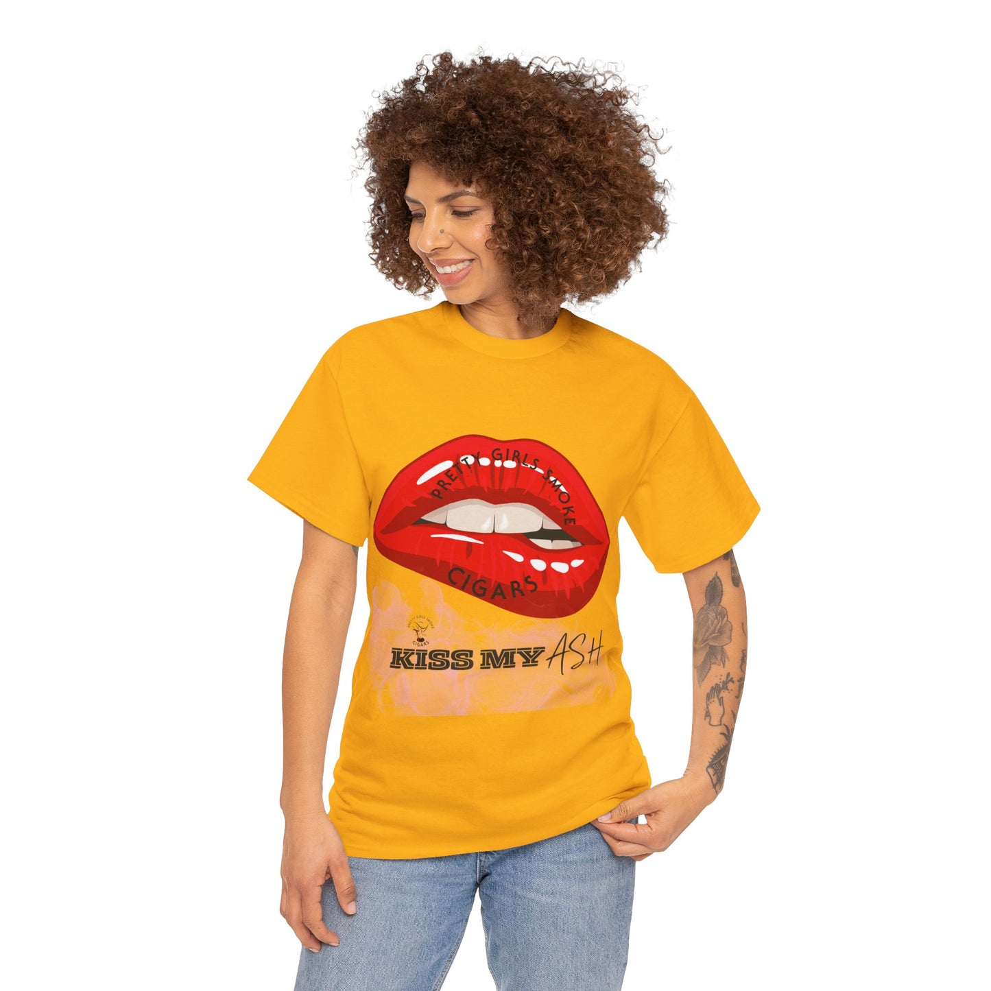 Kiss My Ash Unisex Heavy Cotton Tee