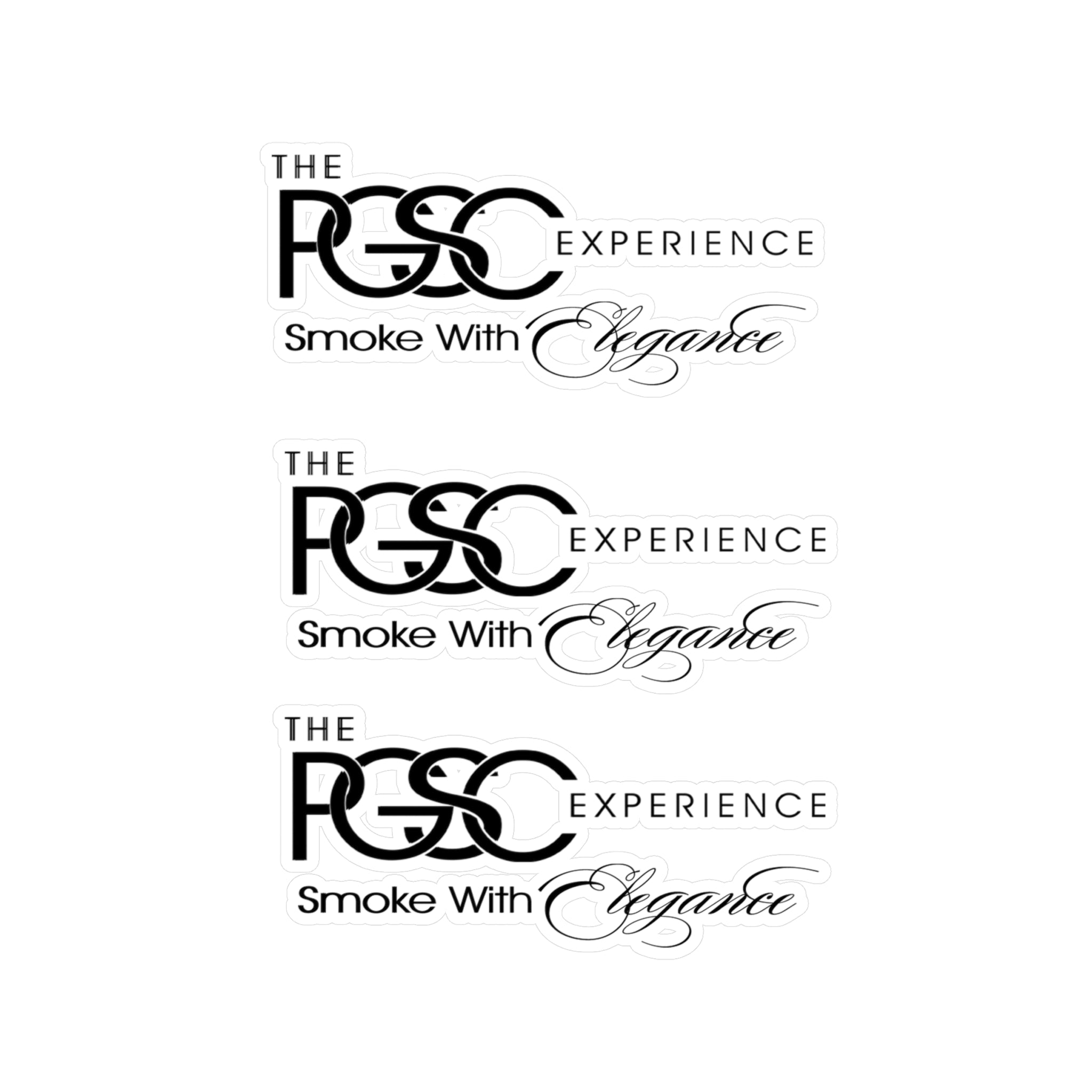 The PGSC Experience Vinyl Decals