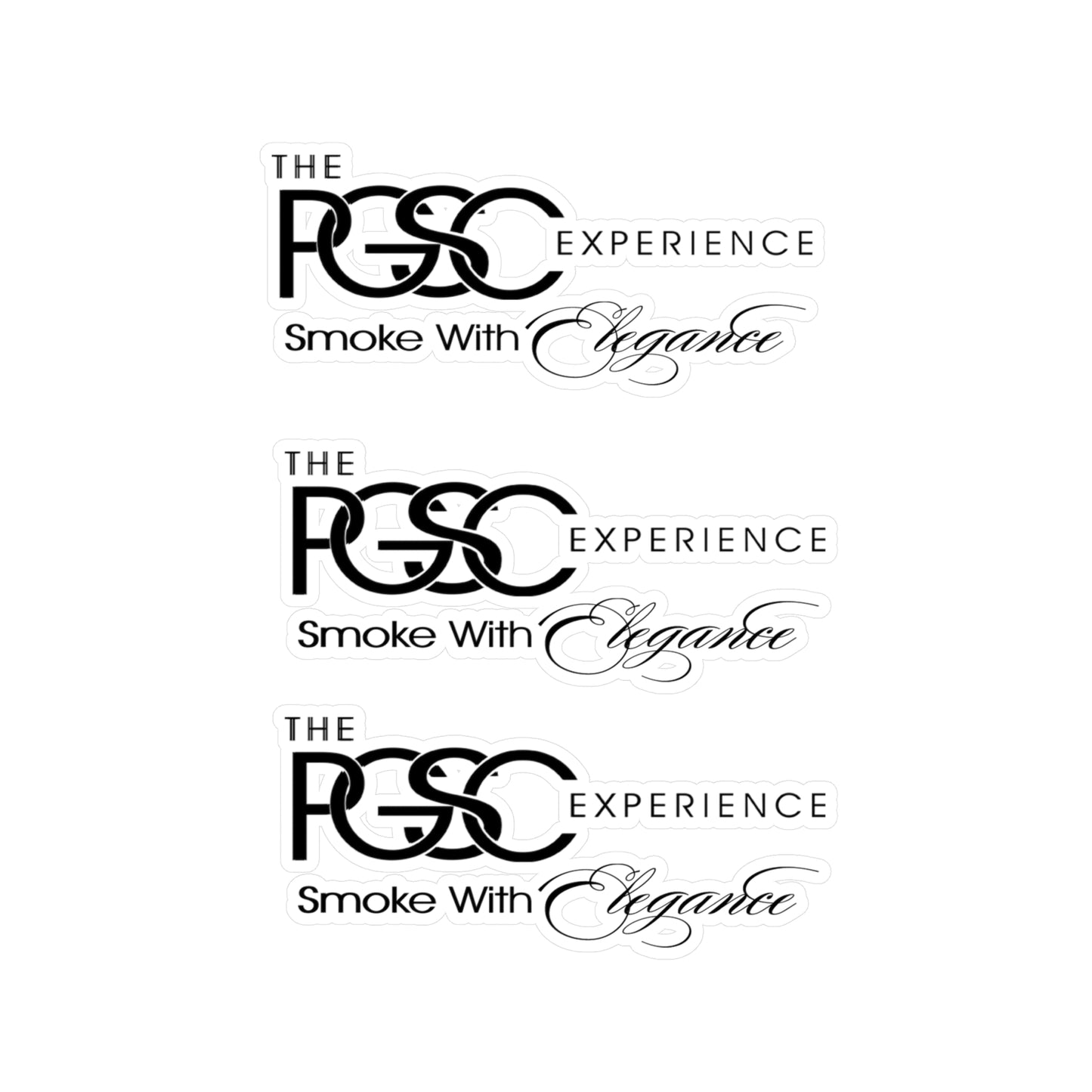 The PGSC Experience Vinyl Decals