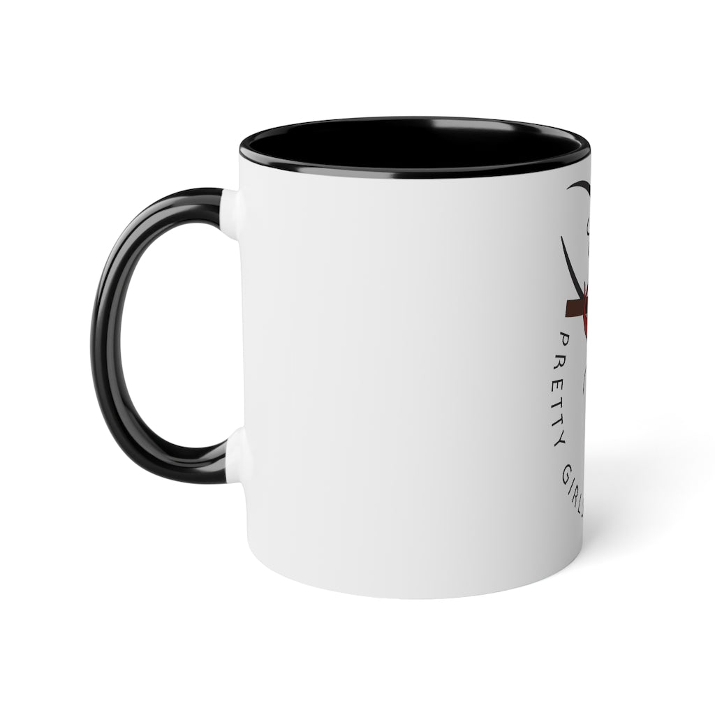 PGSC White Accent Mug, 11oz