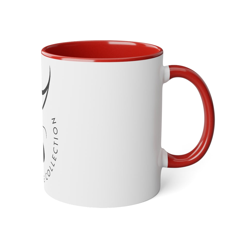 PGSC White Accent Mug, 11oz