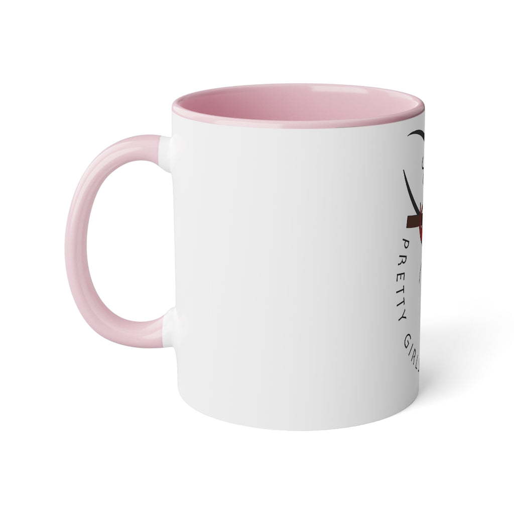 PGSC White Accent Mug, 11oz