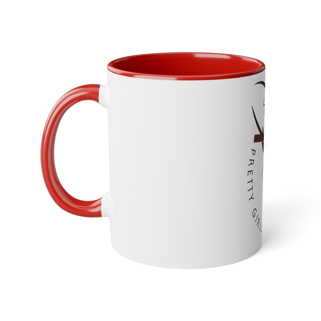 PGSC White Accent Mug, 11oz